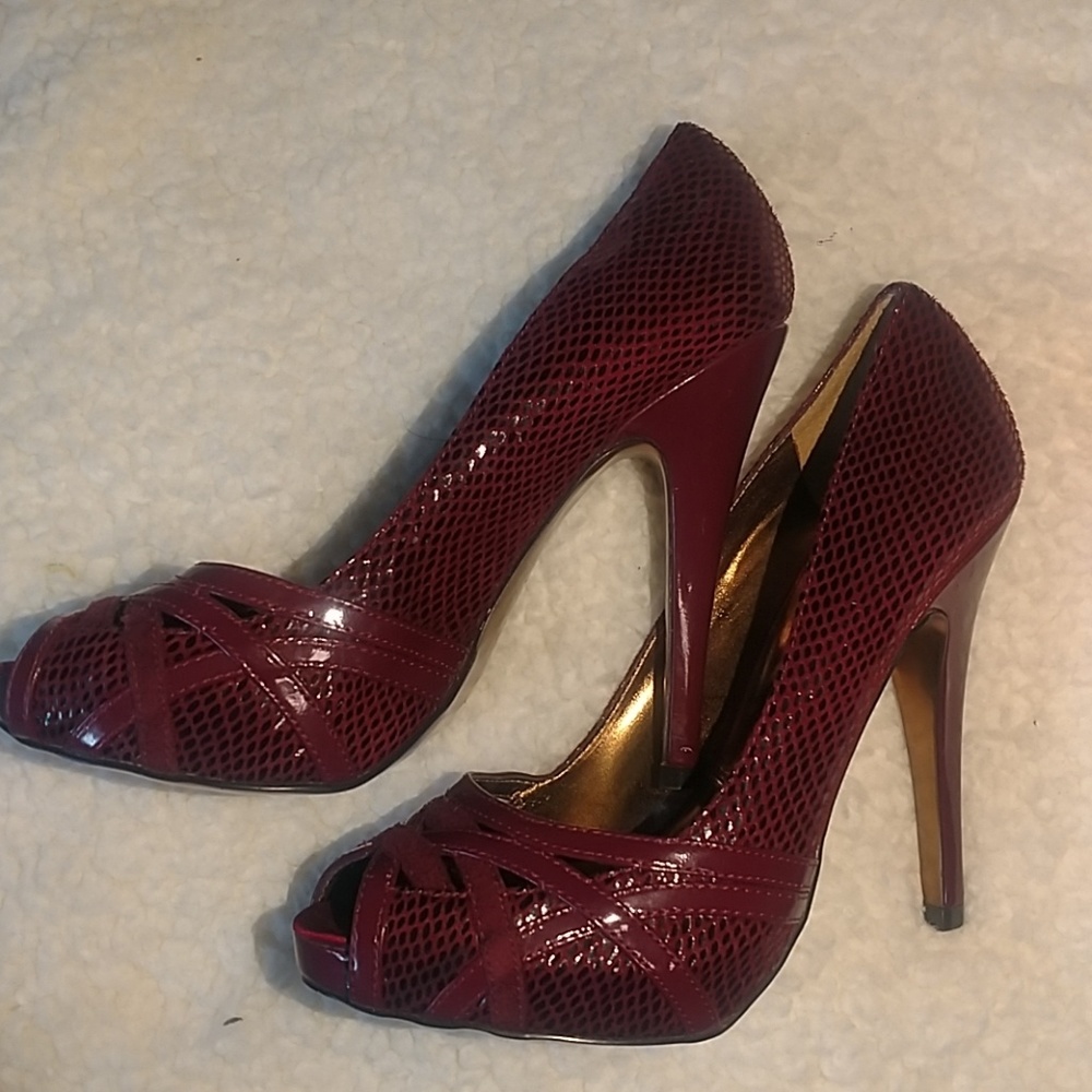 Charles by Charles David peep toe platform heels